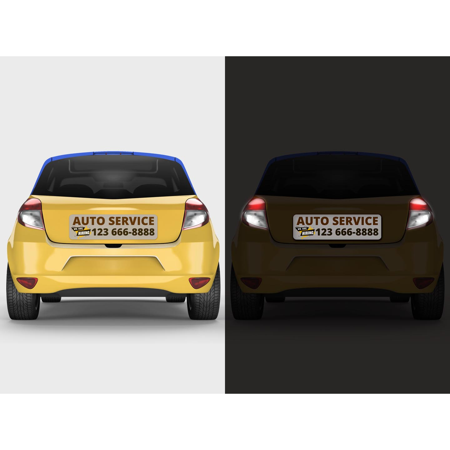 Reflective Magnets for Signage, Safety Notices &amp; Temporary Ads | 777Sign